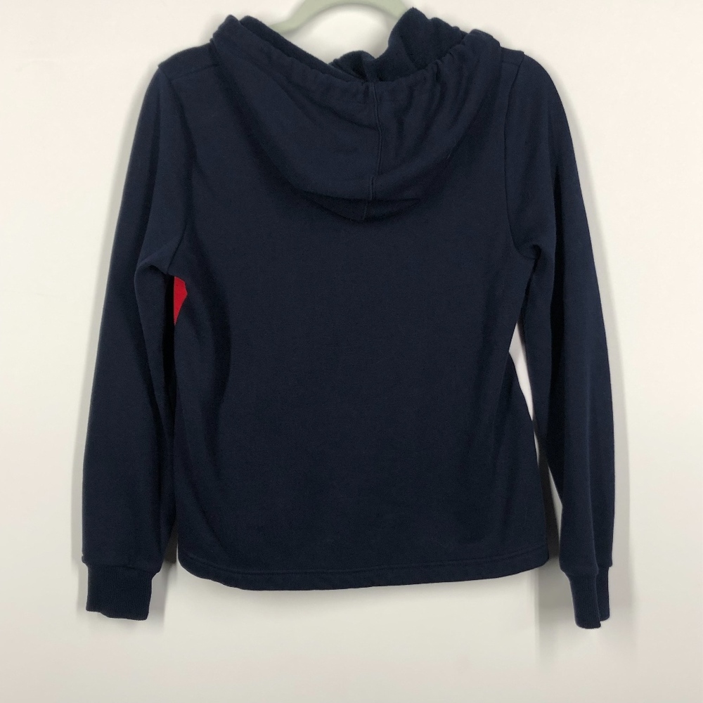 Tommy Hilfiger Blue Red White Colorblock Hoodie - Picture 7 of 7